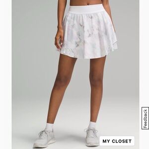 NWOT lululemon Court Rival High-Rise Skirt, sz 12